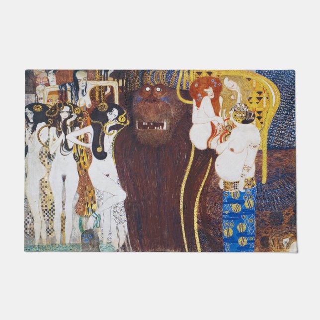 Beethoven Frieze(detail), Gustav Klimt Doormat (Front)