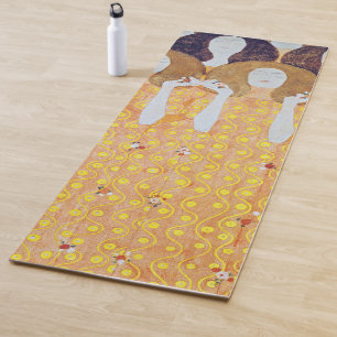 Beethoven Frieze (detail), Gustav Klimt Yoga Mat