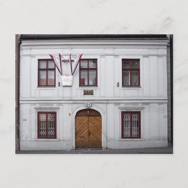 Beethoven - Grillparzer Haus Postcard (Front)