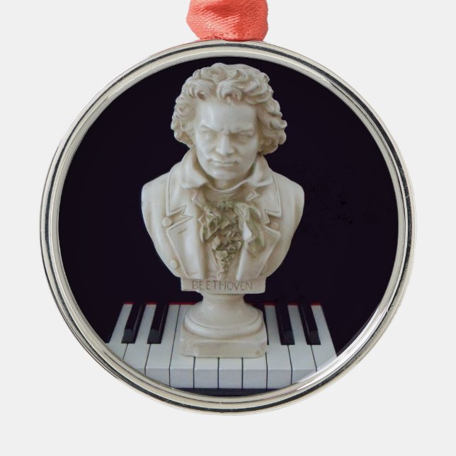 Beethoven Holiday Ornament (Front)