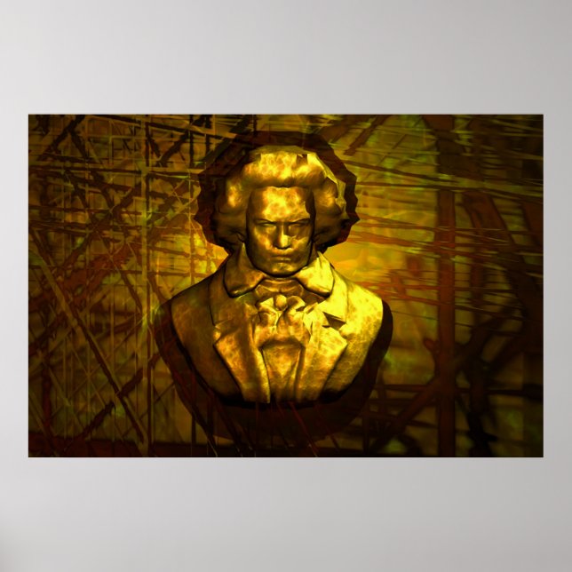 Beethoven in Bronce Poster (Front)