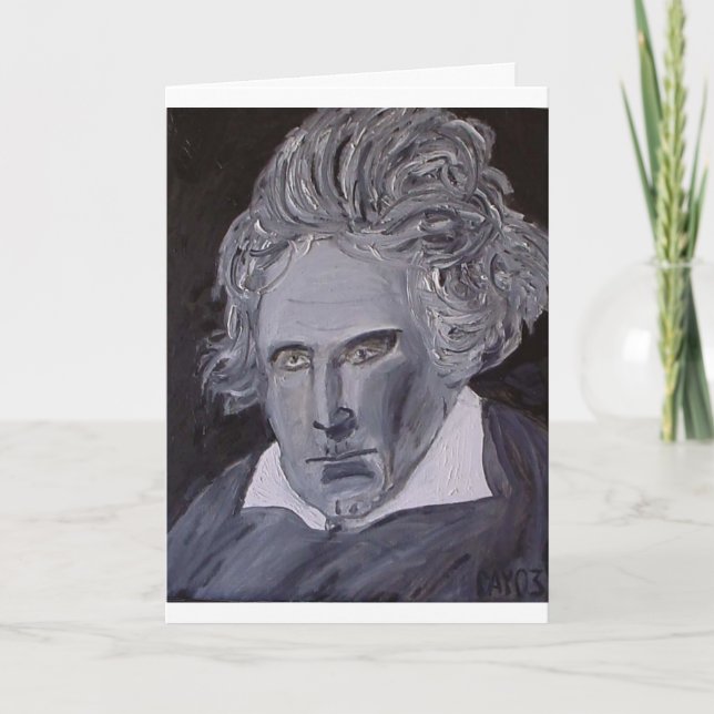 Beethoven note card (Front)