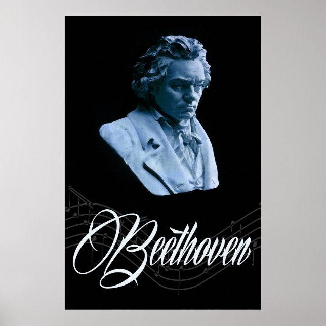 Beethoven par Moonlight 36 x 24 Poster (Devant)