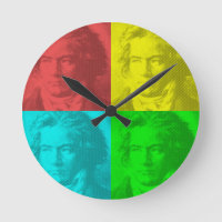 Beethoven Portrait In Squares
