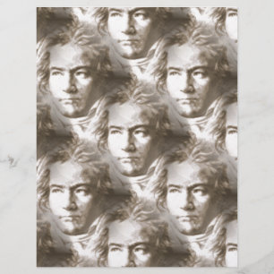 Beethoven Portrait Pattern