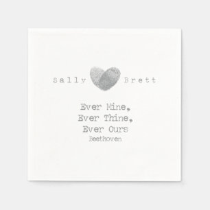 Beethoven Quote Napkin