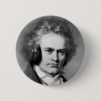 Beethoven Rocks 2 Inch Round Button