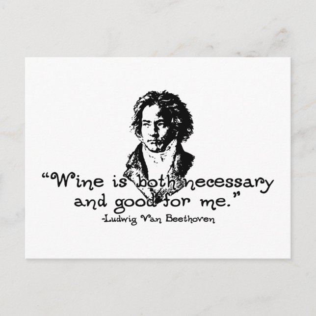 Beethoven -S Postcard (Front)