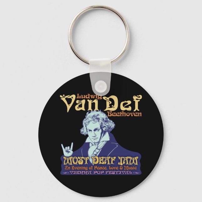 Beethoven - Von Def Keychain (Front)