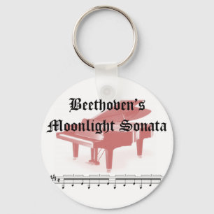 beethovens moonlight sonata gifts keychain