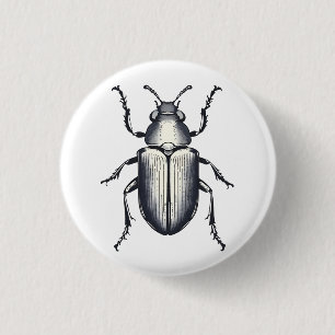 Beetle 1 Inch Round Button