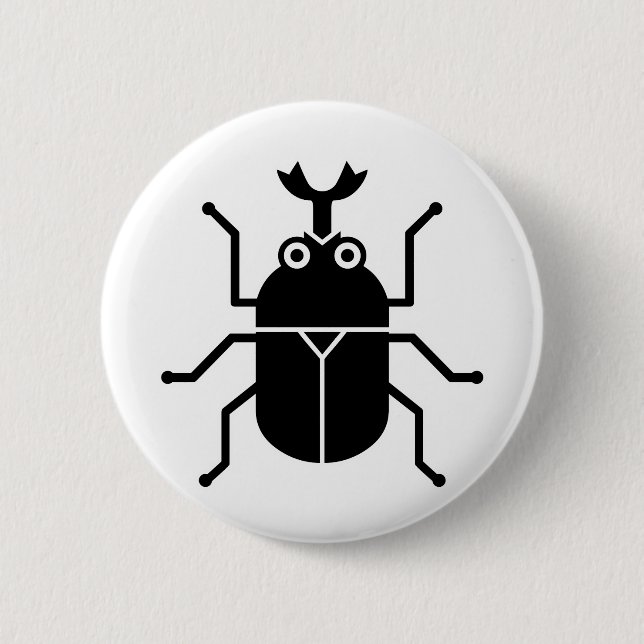 beetle 2 inch round button (Front)