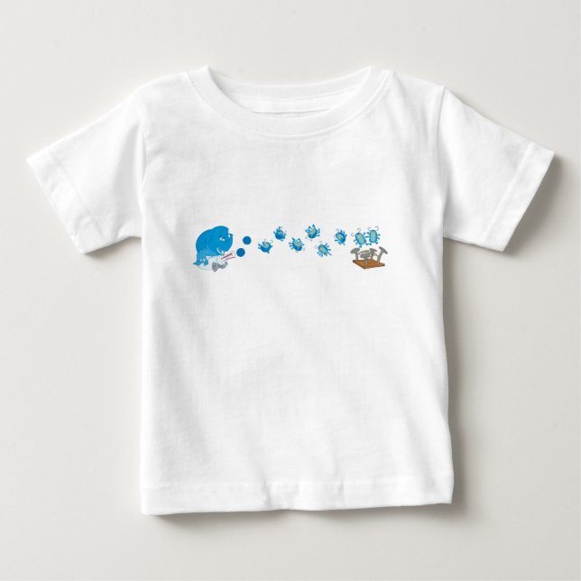 Beetle Attack Disney Baby T-Shirt (Front)