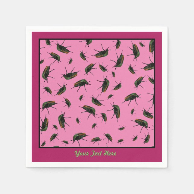 Beetle Bug Paper Napkin (Front)