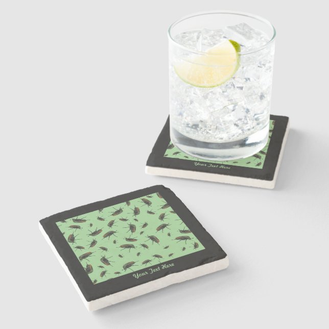 Beetle Bug Stone Coaster (Side)
