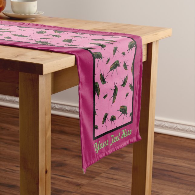 Beetle Bug Table Runner - Optional Personalization (In Situ)