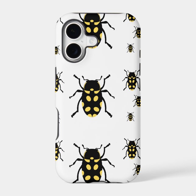 Beetle bugs on white (Back)
