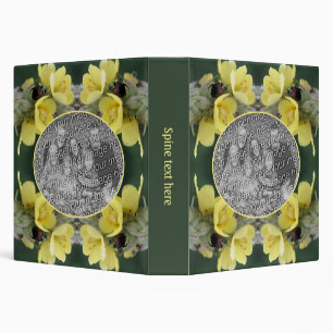 Beetle On Wild Mullein Flower Add Your Photo Binder