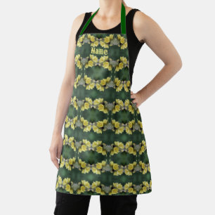 Beetle On Wild Mullein Flower Personalized Apron