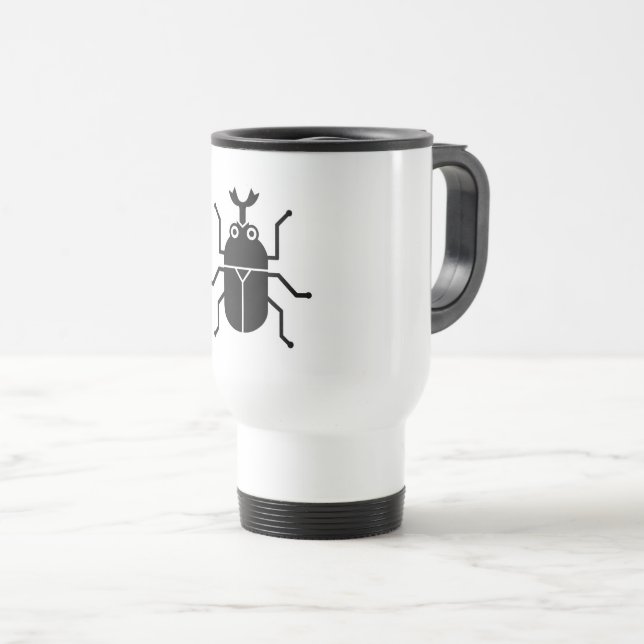 Beetle Travel Mug (Front Right)