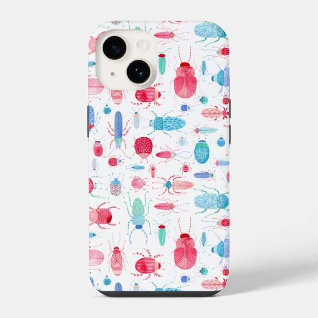 Beetle Watercolor iPhone Case (Back)