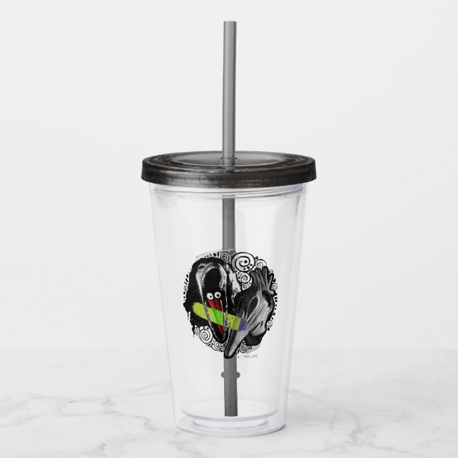 Beetlejuice | Adam & Barbara Scary Acrylic Tumbler (Front)