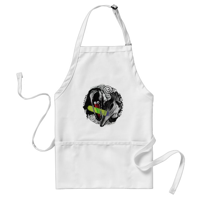 Beetlejuice | Adam & Barbara Scary Standard Apron (Front)