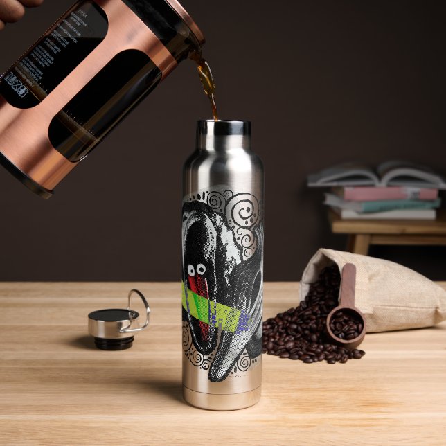 Beetlejuice | Adam & Barbara Scary Water Bottle (Coffee)