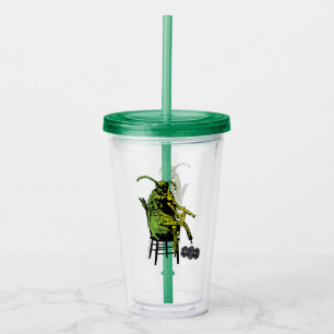 Beetlejuice Beetle in Chair Acrylic Tumbler