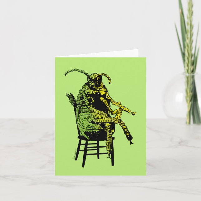 Beetlejuice | Beetle in Chair Note Card (Front)