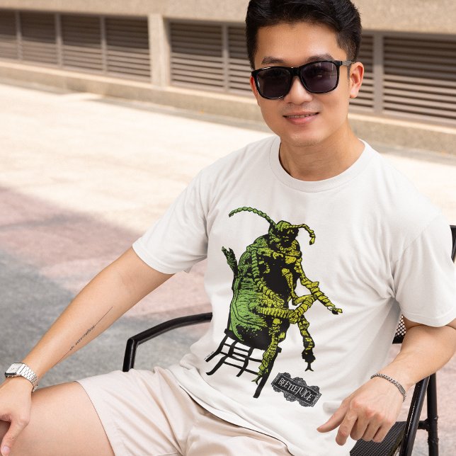 Beetlejuice | Beetle in Chair T-Shirt (Person wearing t-shirt)