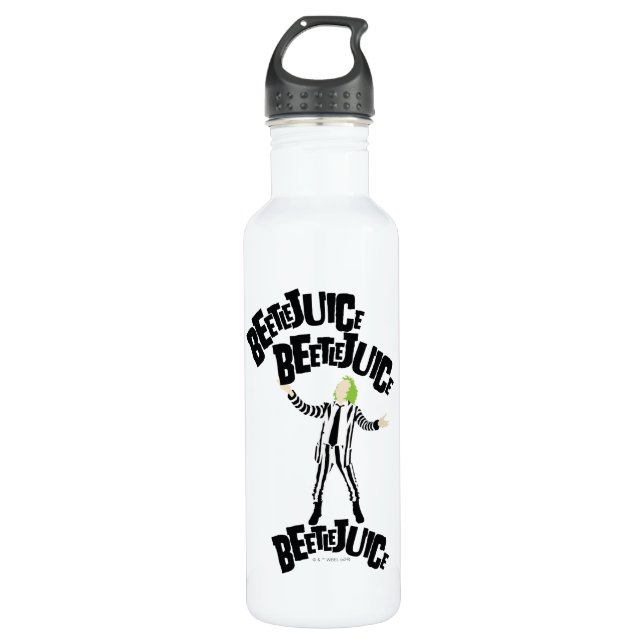Beetlejuice Beetlejuice Beetlejuice 710 Ml Water Bottle (Front)