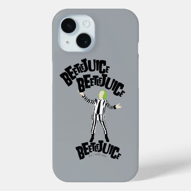 Beetlejuice Beetlejuice Beetlejuice Case-Mate iPhone Case (Back)