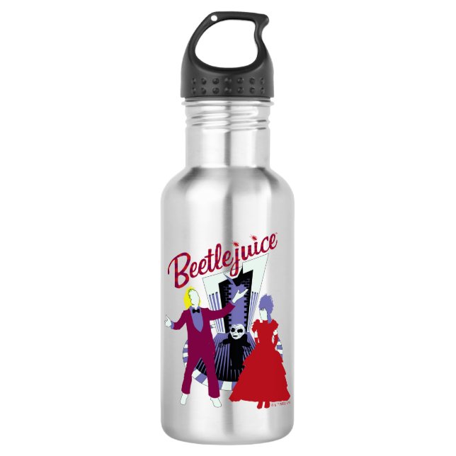 Beetlejuice | Beetlejuice & Lydia Wedding 532 Ml Water Bottle (Front)