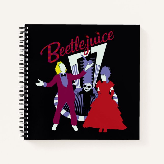 Beetlejuice | Beetlejuice & Lydia Wedding Notebook (Front)