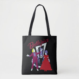 Beetlejuice   Beetlejuice & Lydia Wedding Tote Bag