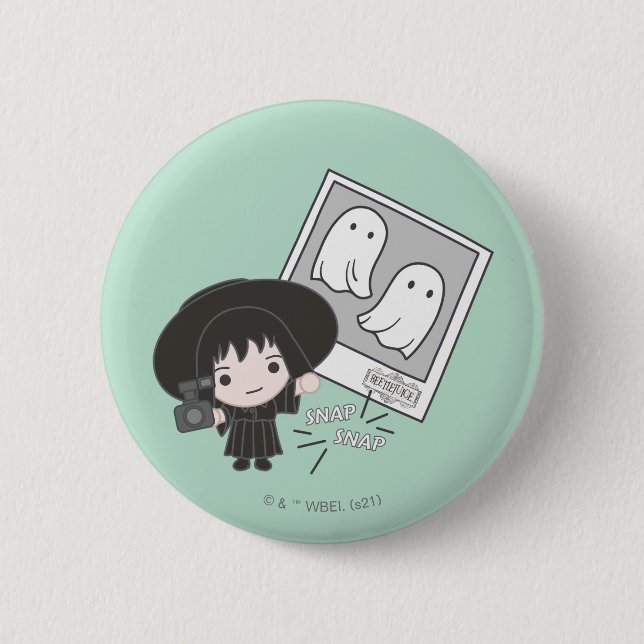 Beetlejuice | Chibi Lydia Ghost Photography 2 Inch Round Button (Front)