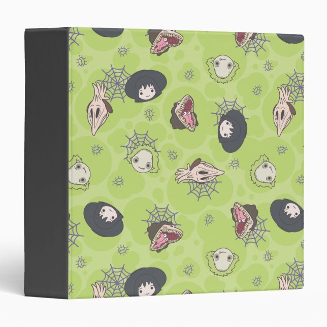 Beetlejuice | Cute Chibi Toss Pattern Binder (Front/Spine)