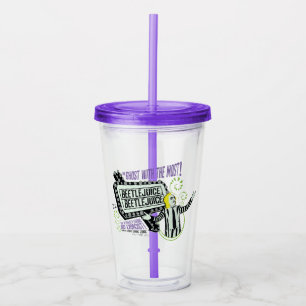 Beetlejuice   "Ghost With The Most" Marquee Acrylic Tumbler