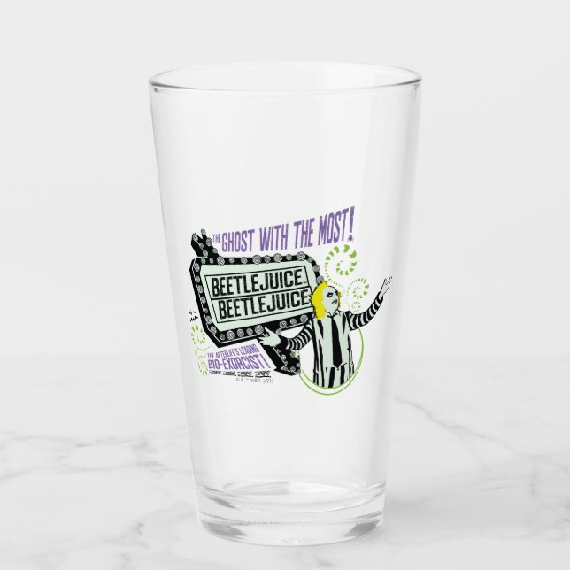 Beetlejuice | "Ghost With The Most" Marquee Glass (Front)