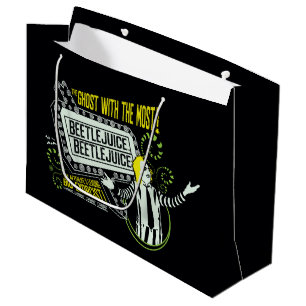 Beetlejuice "Ghost With The Most" Marquee Large Gift Bag