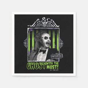 Beetlejuice "Ghost With The Most" Portrait Napkin