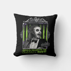 Beetlejuice "Ghost With The Most" Portrait Throw Pillow