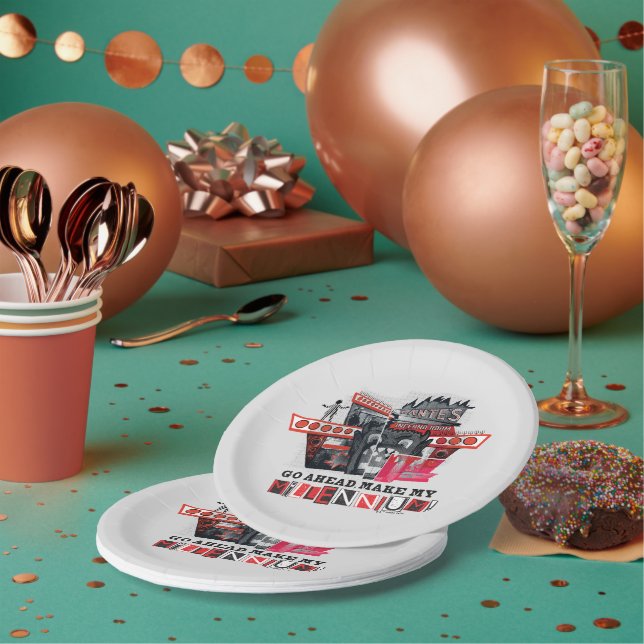 Beetlejuice | Go Ahead Make My Millennium Paper Plate (Multi)