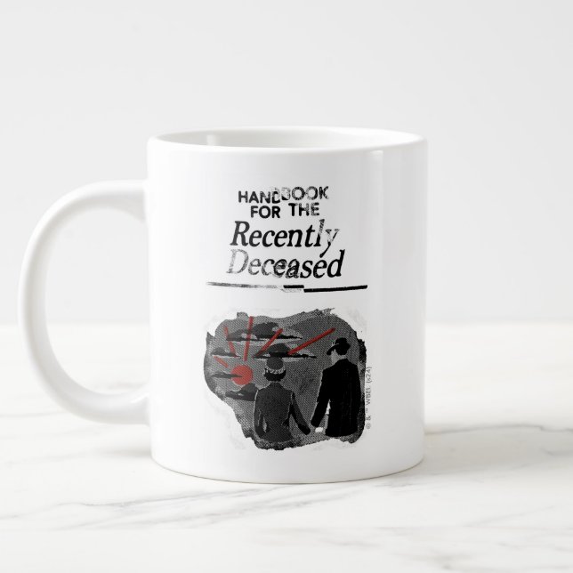 Beetlejuice | Handbook for the Recently Deceased Large Coffee Mug (Left)