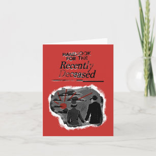 Beetlejuice   Handbook for the Recently Deceased Note Card