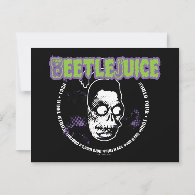 Beetlejuice | Harry the Hunter Shrunken Head Card (Front)