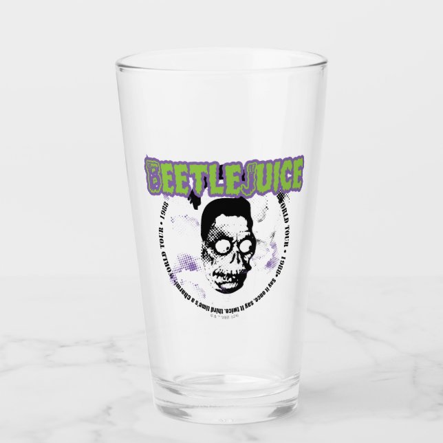 Beetlejuice | Harry the Hunter Shrunken Head Glass (Front)