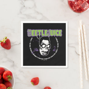 Beetlejuice   Harry the Hunter Shrunken Head Napkin