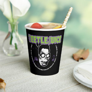 Beetlejuice   Harry the Hunter Shrunken Head Paper Cups